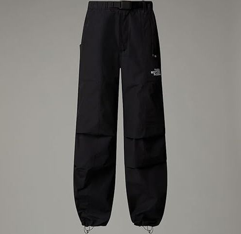 Casual Broek - Geborduurd Logo - Zwart - Katoen - Met Grote Zakken