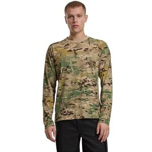 Shirt - Camouflage - Jersey - Lange Mouw - Normale Pasvorm
