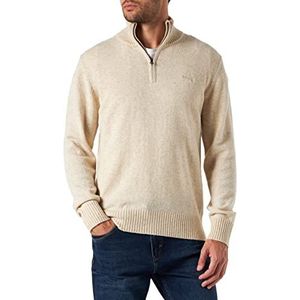 Schott NYC Pullover/sweater voor heren, Heather Off White, XL