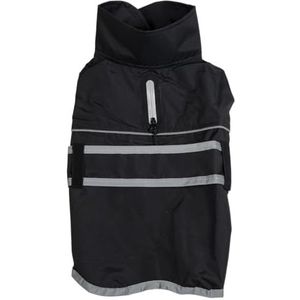 JACK AND VANILLA, Lichte en elegante regenjas voor kleine sjablonen, ideaal voor buitenactiviteiten, gemakkelijk te vervoeren en te onderhouden, maat XS, kleur zwart, model Expeditie