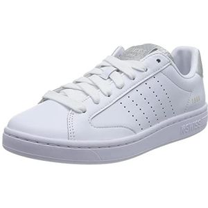 K-Swiss Lozan Klub LTH Sneakers voor dames, Wht Wht Silvercroco, 35.5 EU