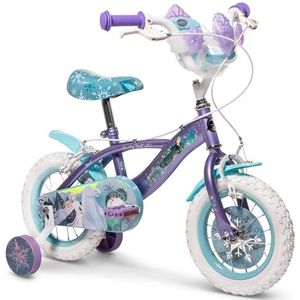 Huffy Disney Frozen 12"" kinderfiets 3-5 jaar - Paars