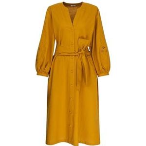 Seidensticker - Zomerjurk - Zwart - 7/8-mouwen - Ronde Hals - Uni