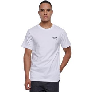 Mister Tee Au Revoir Tee T-shirt voor heren, wit, M