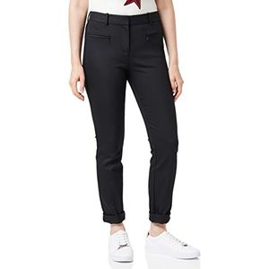 Tommy Hilfiger Dames Heritage Slim Fit Broek Stretch, Zwart (Master Black), 28