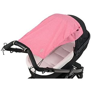 Luifel Lifeline met zijbescherming voor kinderwagen/buggy's, roze