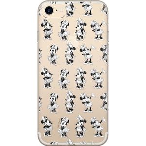 ERT GROUP mobiel telefoonhoesje voor Apple Iphone 7/8/ SE 2/ SE 3 origineel en officieel erkend Disney patroon Minnie 018 optimaal aangepast aan de vorm van de mobiele telefoon, gedeeltelijk bedrukt