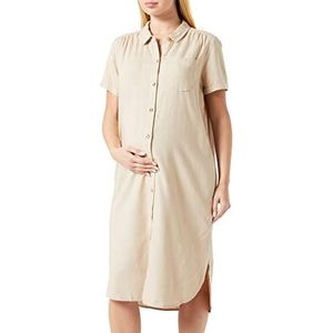 Noppies Maternity damesjurk chofu verpleegkundige korte mouwen jurk, White Pepper-P427, S, Witte Pepper - P427, 36
