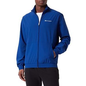 Champion Eco Future gerecycled stretch geweven full-zip sweatshirt, blauw (college), XXS voor heren