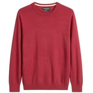 Marc O'Polo - Regular Fit - Gebreide Pullover - Effen - Mix van Katoen en Scheerwol