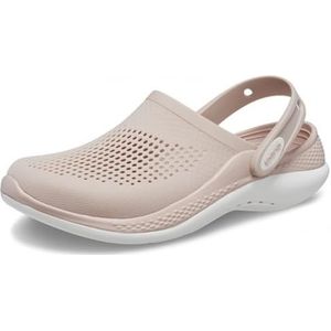 Crocs Literide 360 Clog, clogs voor volwassenen, uniseks, Roze Clay White, 43/44 EU