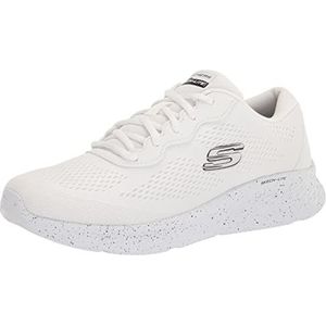 Skechers Skech-lite Pro Sneaker voor dames, Witte Mesh Zwarte Trim, 39.5 EU