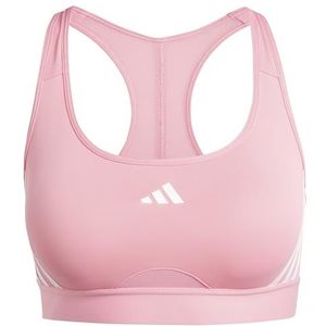 adidas Dames Powerreact Train Medium Support 3Stripes BH Sportbeha, SEG