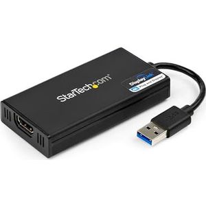 StarTech.com USB 3.0 naar 4K HDMI externe Multi-Monitor grafische videoadapter – DisplayLink gecertificeerd – Ultra HD 4K (USB32HD4K)