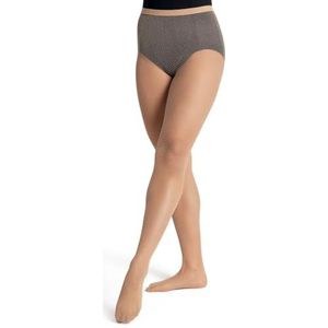 Capezio Women's Studio Basics Fishnet Seamless Tight,Caramel,Small/Medium