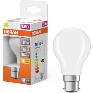 OSRAM - LED-lamp - Mat - A60 - Filament - 2700 K - 5,9 W - B22d - 806 lm - 15.000 uur