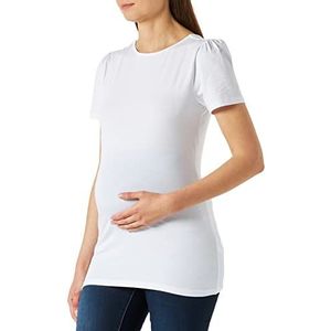 Noppies T-shirt voor dames met korte mouwen en leeds, wit (bright white), 34