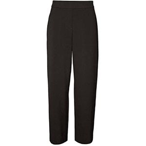 VERO MODA Dames VMCOOKIELIS HR Wide Solid Pant Boo, zwart, M/32, Zwart, M