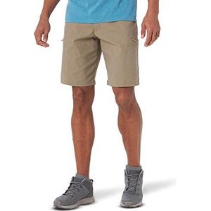 Wrangler Authentics mens Performance Comfort Flex Cargo Casual Shorts, Fallen Rock, 42 US
