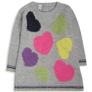 Tuc Tuc Tricot jurk voor meisjes, grijs, collectie robotmaker, Grijs, 6 Maanden