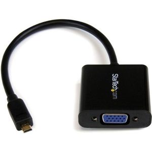 StarTech.com Micro HDMI® naar VGA Adapter Converter voor Smartphones/Ultrabook/Tablet - 1920x1080 - Micro HDMI Male naar VGA Female (MCHD2VGAE2)