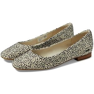 TOMS Dames Briella Loafer Flat, Fog Flocked Mini Cheetah, 5.5 UK, Mist Gevlokt Mini Cheetah, 38 EU