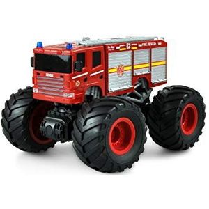 Amewi Rood Brushed 1:18 RC Auto Elektro Monstertruck Achterwielaandrijving RTR 2,4 GHz