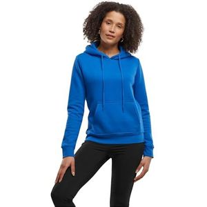 Build Your Brand Basic hoodie voor dames, regular fit, maten XS - 5XL, Intenseblue, M