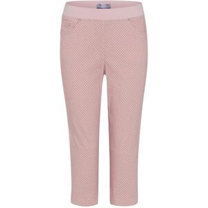 Raphaela by Brax Dames Pamina Capri Rondom Jersey, Summer Graphics, slim broek, roze (hot pink), 34W / 30L