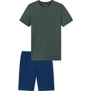 Schiesser Jungen kurzer Schlafanzug - Organic Cotton,khaki ,140