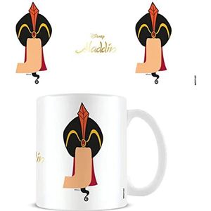 Disney alfabet gepersonaliseerde mok (J voor Jafar Design) 11oz keramische koffiemok in presentatie Disney geschenkdoos - officiële merchandise