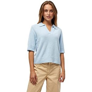 Peppercorn Dames Dinea Short Sleeve Sweater, Skyway Blue Melange, L