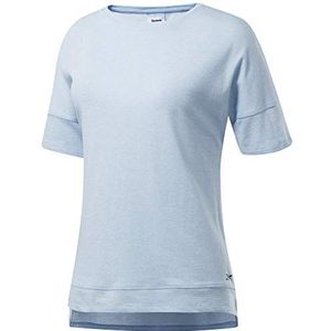 Reebok Dames Ts Ac+Cotton Tee Onderhemd, blauw, L