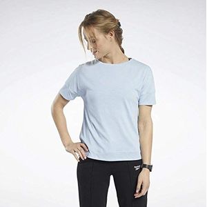 Reebok Dames Ts Ac+Cotton Tee Onderhemd, blauw, L