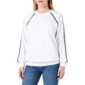 Love Moschino Comfort Fit Roundneck Sweatshirt voor dames, survivalshirt, Optisch wit., 48