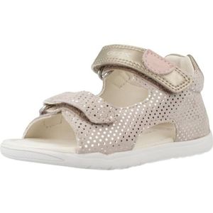 Geox Baby meisje B Macchia Gir sandaal, beige-goud, 19 EU