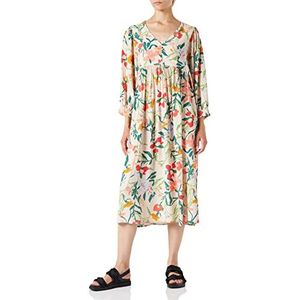 Part Two Nikolinapw Dr Dress Blooming Dahlia Painted Flower Jurk voor dames, Bloeiende Dahlia beschilderde bloem, 34 NL