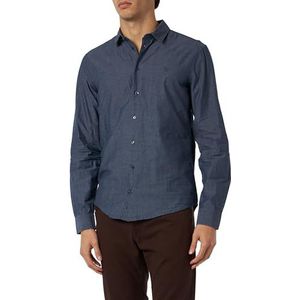 CFArthur LS small Pattern Shirt, 194013/Dark Navy, L