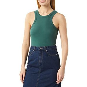 Noisy may Dames Nmmaya S/L Halter Neck Noos Top, Trekking green., L