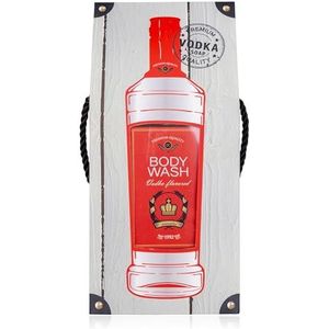 Accentra Douchegel VODKA FLAVOR in fles incl. geschenkdoos in Vodka optiek, 400ml, geur: Vodka - navulbaar, rood
