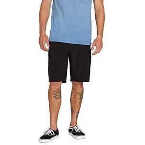 Volcom Kerosene Hybride chinoshort voor heren, 53 cm (21 inch), Zwart, 33