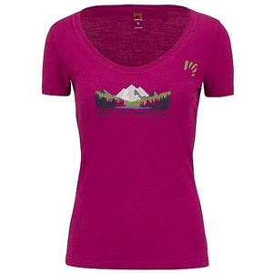 Karpos 2532036-653 AMBRETTA W T-shirt Dames Cherries Jubilee maat XS, Cherries Jubilee, XS