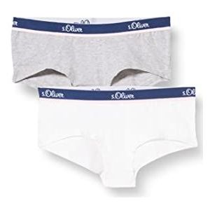 s.Oliver Onderbroek in dubbelverpakking Culotte (Lot de 2) Fille, wit (white 10), 128 cm