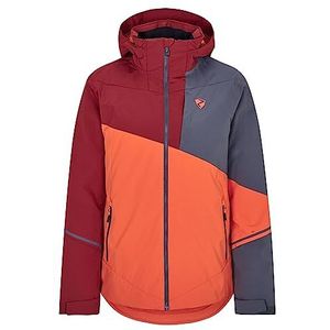 Ziener TIMPA Skijack voor heren, ademend, waterdicht, oranje (burnt orange), maat 50