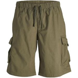 JACK & JONES Jpstparachute Jjzayn Cargo Short Sn Cargoshorts voor heren, Burnt Olive, XL