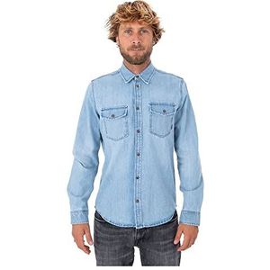 Hurley Heren M Oceancare Denim Ls geweven overhemd