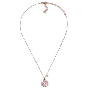 Emporio Armani - Fijne Ketting - Rose-goud - Zilver - Glanzend Met Zirkonias