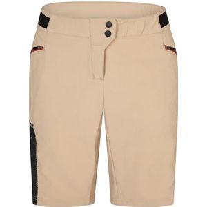 Ziener NEXITA X-Function Fietsshorts voor dames, met binnenbroek, mountainbike/outdoor/vrije tijd, ademend, sneldrogend, gewatteerd, cashew, maat 34