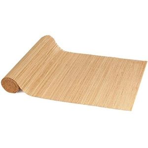 BambooMN Koolzuurhoudende bamboe Matchstick natuurlijke tafelloper, huisdecoratie, 13 ""x 70"" - 1 stuk
