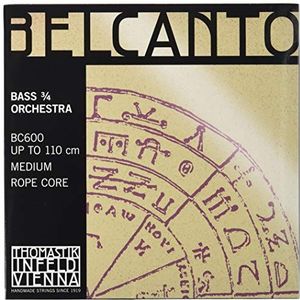 Set Belcanto Contrabas 3/4 Orkest Medium Chroom Bedraad